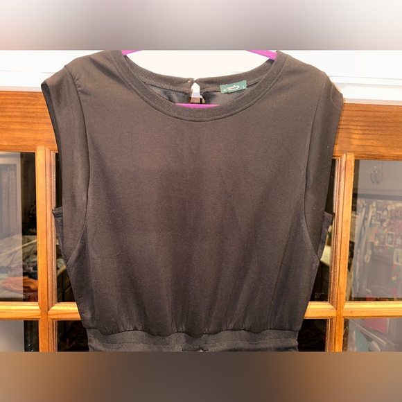 NWOT Ofeefan‎ Black Sleeveless Luxurious Size Large Romper - Picture 3 of 8